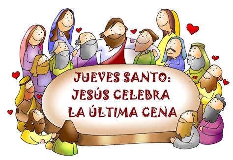 imagen de jueves santo para niños